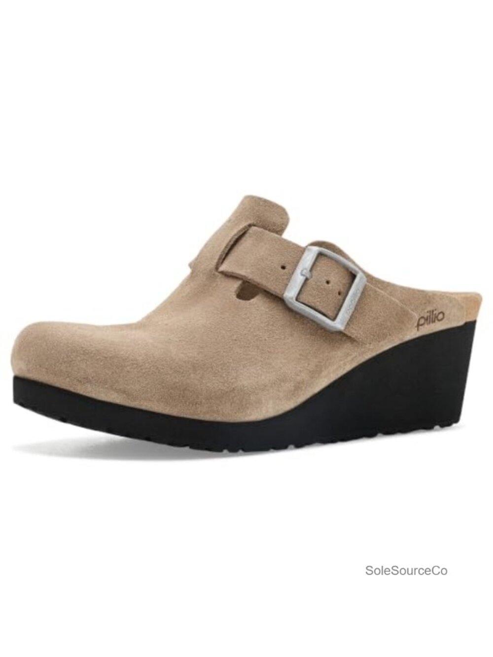 Birkenstock Fanny Wedge Clog Suede Slip-On Women's Shoe